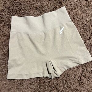 Women's Tan High-Waisted Shorts